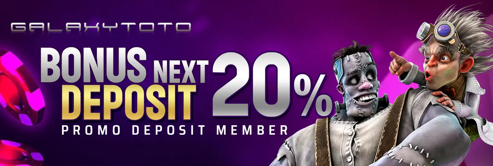 BONUS DEPOSIT 20% SLOT